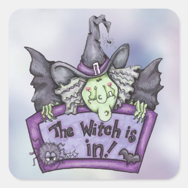 The Witch Is In - Stickers (Front)