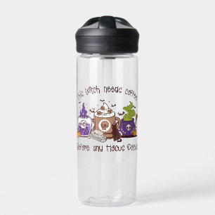 The Witch Needs Coffee - Coffee Lover Water Bottle