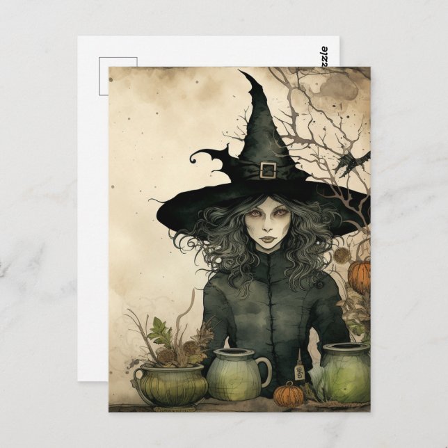 The Witch Postcard (Front/Back)
