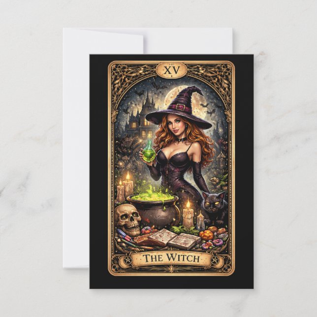 The Witch’s Brew Thank You Card (Front)