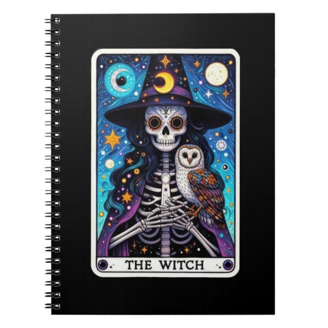 The Witch Tarot Card Notebook Collection (Front)
