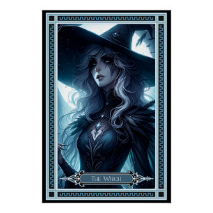 The Witch Tarot Card Poster