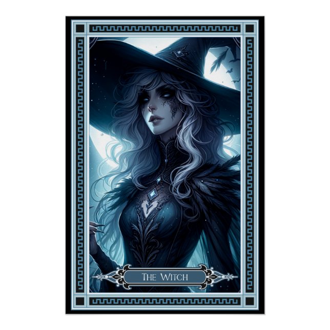 The Witch Tarot Card Poster (Front)
