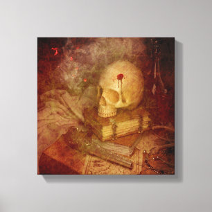 The Witchers Desk Canvas Print