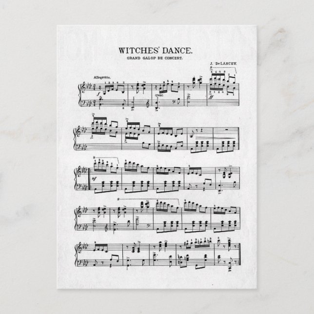 The Witches' Dance Postcard (Front)