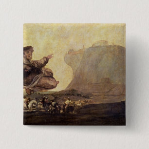 The Witches' Sabbath, c.1819-23 15 Cm Square Badge