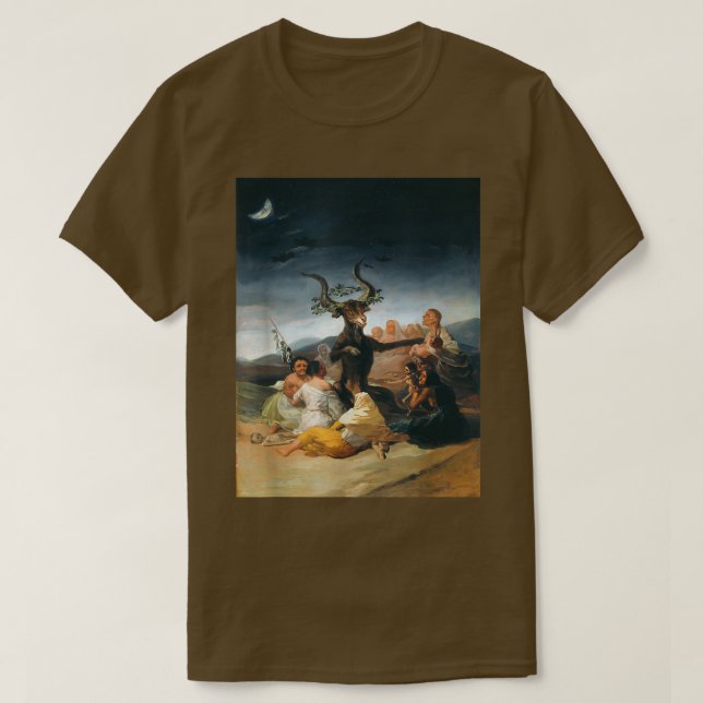 The Witches Sabbath Goya  T-Shirt (Design Front)