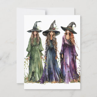 The Witches Three Postcard