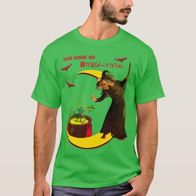 The Witching Hour Green Unisex T-Shirt (Front)