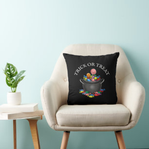 The witch's cauldron for Halloween Cushion