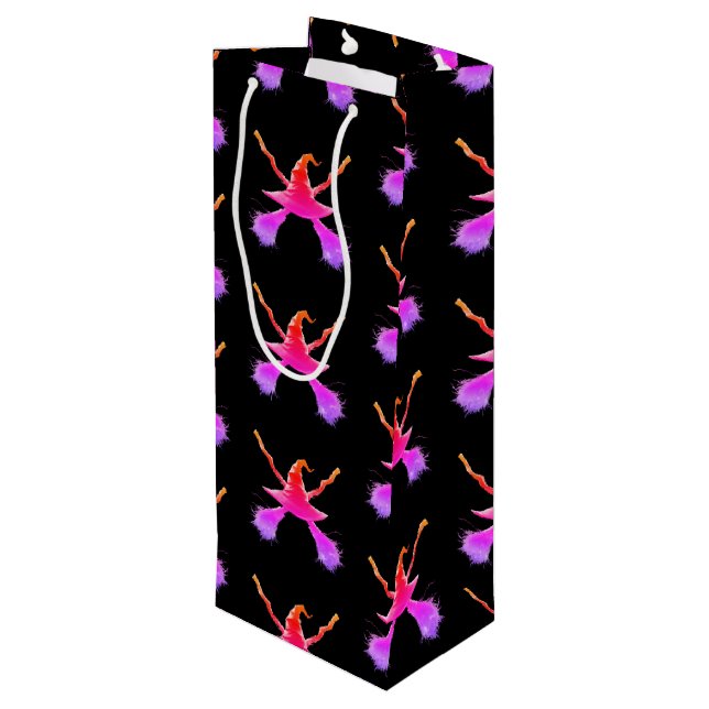 The Witch's Cross Infrared Wine Gift Bag (Back Angled)