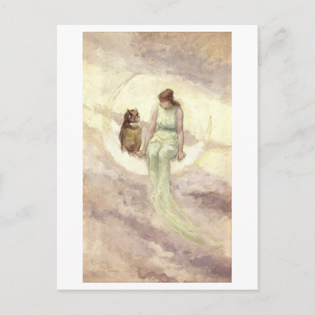 "The Witch's Daughter" by Frederick Stuart Church Postcard (Front)