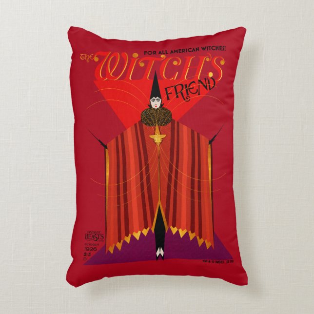The Witch's Friend October Magazine Decorative Cushion (Front(Vertical))