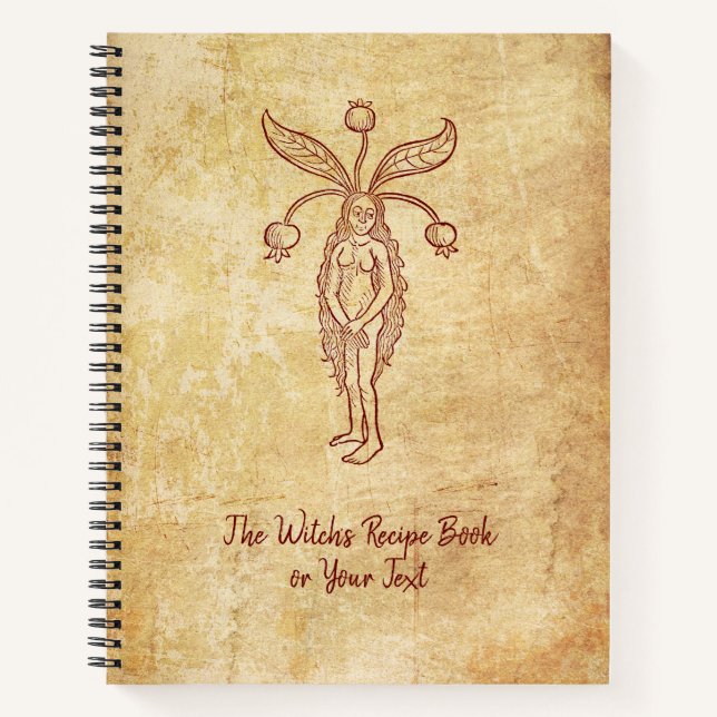 The Witch's Recipe Book with Mandrake (Front)