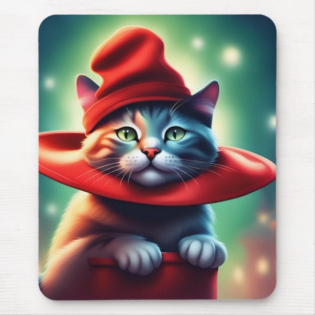 the wizard cat mouse mat (Front)