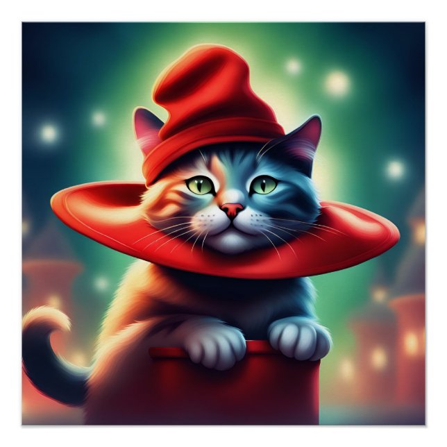the wizard cat poster (Front)