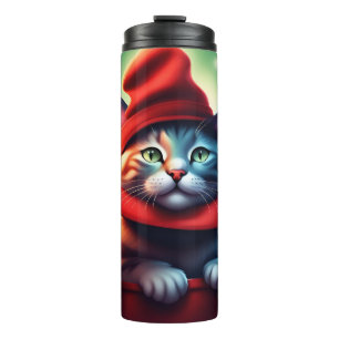 the wizard cat thermal tumbler