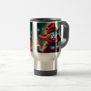 the wizard cat travel mug
