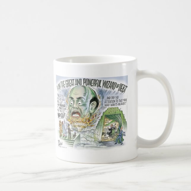 The Wizard of Debt Coffee Mug (Right)