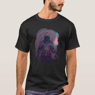 The wizard of fantasy with his magic staff T-Shirt