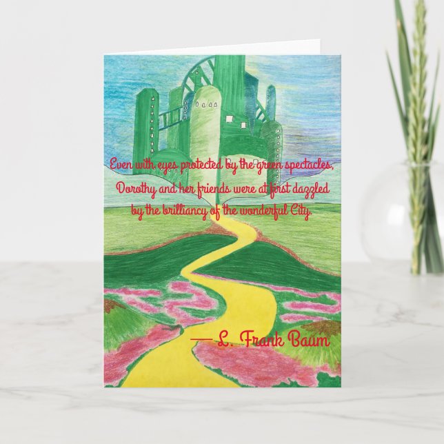 The Wizard of Oz Art Card (Front)