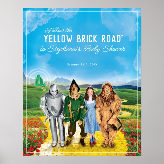 The Wizard Of Oz™ | Baby Shower Welcome Poster (Front)