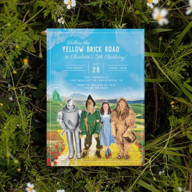The Wizard of Oz Birthday Invitation (Creator Uploaded)