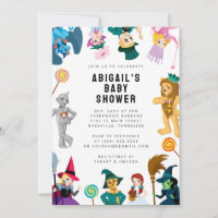 The Wizard of Oz Character Baby Shower