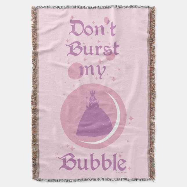 The Wizard Of Oz™ | Don't Burst My Bubble Throw Blanket (Front Vertical)