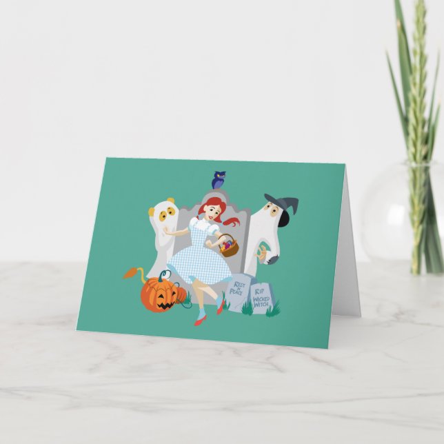 The Wizard Of Oz™ | Dorothy Halloween Happy Dance Card (Front)