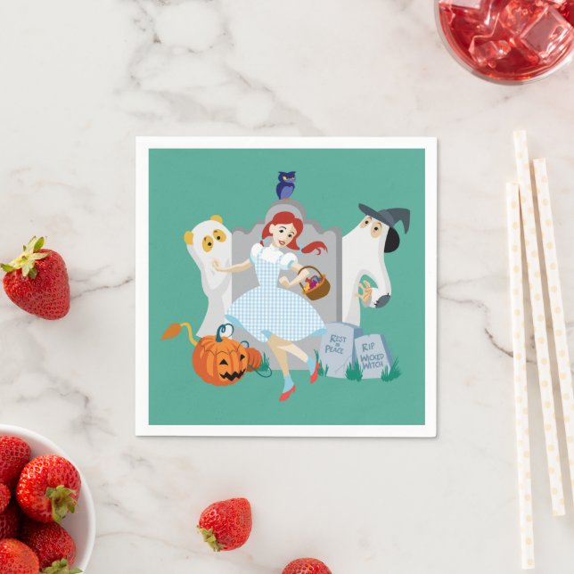 The Wizard Of Oz™ | Dorothy Halloween Happy Dance Napkin (Insitu)