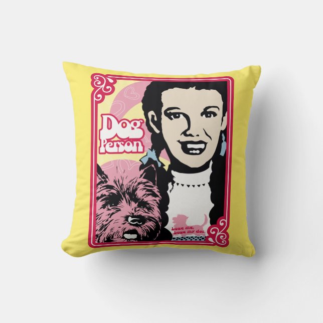 The Wizard Of Oz™ | Dorothy™ & Toto™ - Dog Person Cushion (Front)