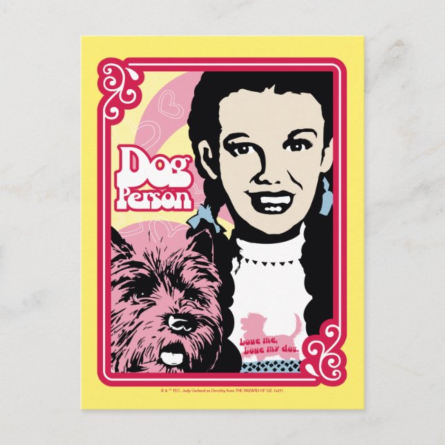 The Wizard Of Oz™ | Dorothy™ & Toto™ - Dog Person Postcard (Front)
