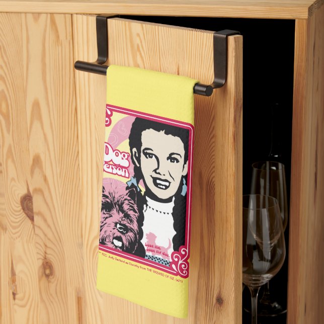 The Wizard Of Oz™ | Dorothy™ & Toto™ - Dog Person Tea Towel (Thirds Fold)