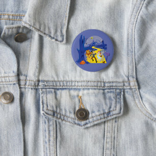The Wizard Of Oz™   Halloween Haunted Forest 6 Cm Round Badge