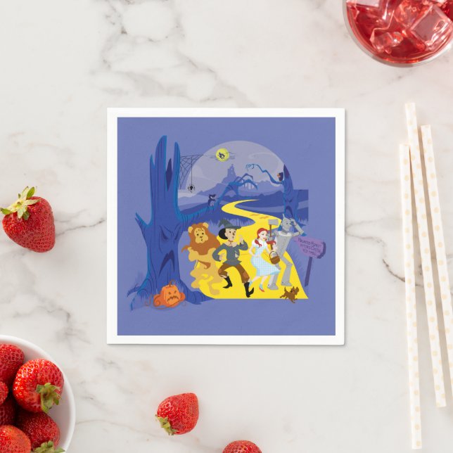 The Wizard Of Oz™ | Halloween Haunted Forest Napkin (Insitu)