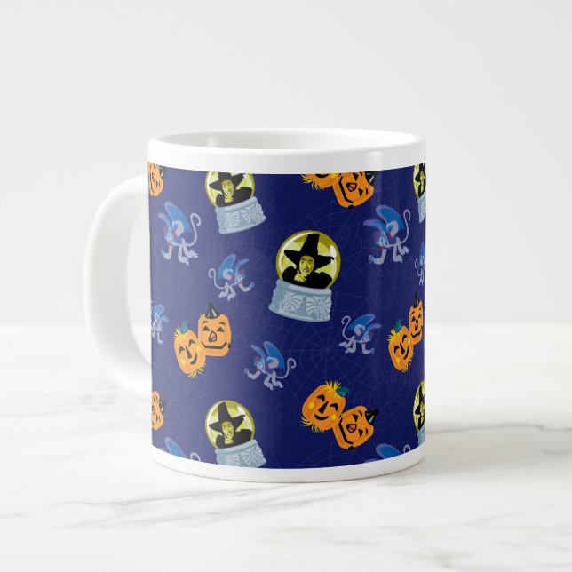 The Wizard Of Oz™ | Halloween Wicked Witch Pattern Large Coffee Mug (Front Left)