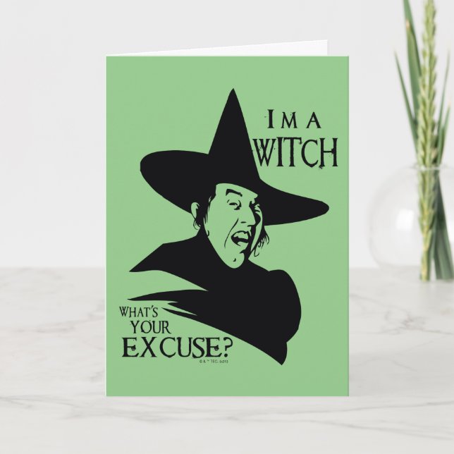 The Wizard Of Oz™ | I'm A Witch Card (Front)