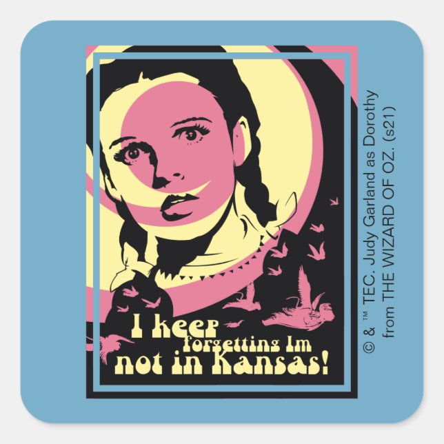 The Wizard Of Oz™ | I'm Not In Kansas Square Sticker (Front)