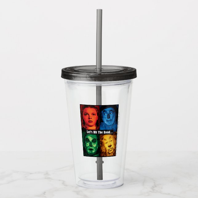 The Wizard Of Oz™ | Let's Hit The Road Acrylic Tumbler (Front)