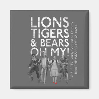 The Wizard Of Oz™ | Lions Tigers & Bears Oh My! Magnet