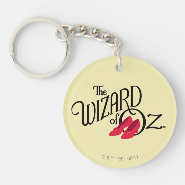 The Wizard Of Oz™ Logo Key Ring (Front)