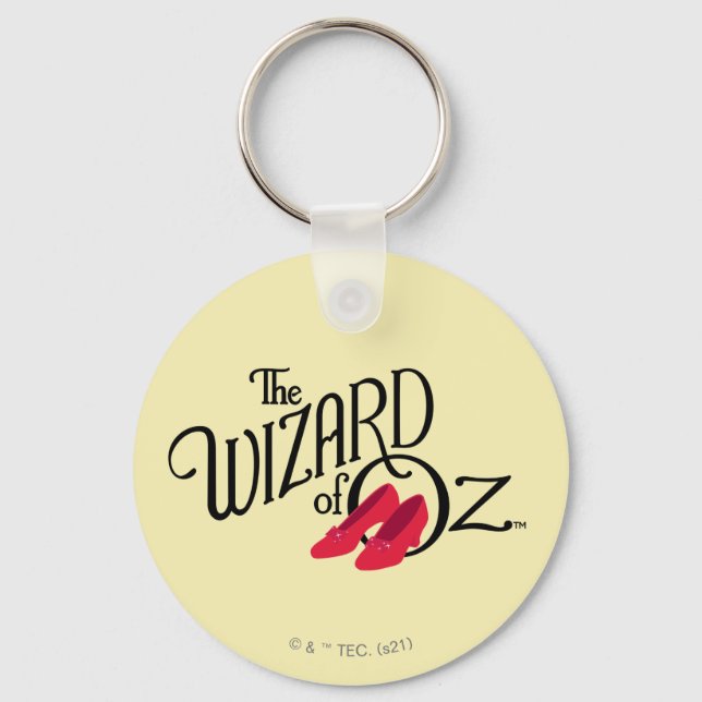 The Wizard Of Oz™ Logo Key Ring (Front)
