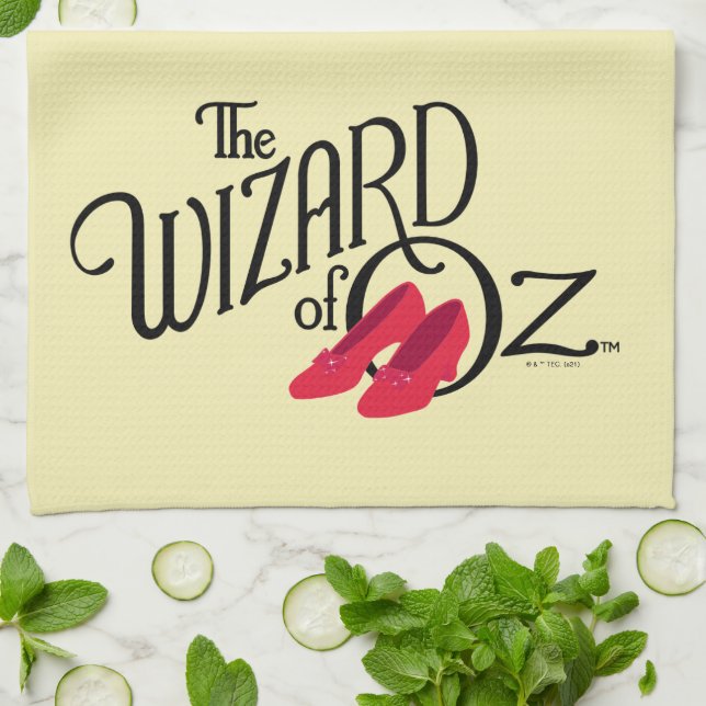 The Wizard Of Oz™ Logo Tea Towel (Folded)