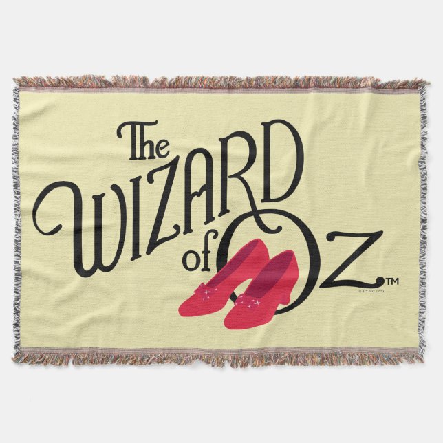 The Wizard Of Oz™ Logo Throw Blanket (Front)