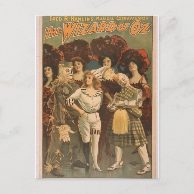 The Wizard of Oz Retro Theatre Postcard (Front)