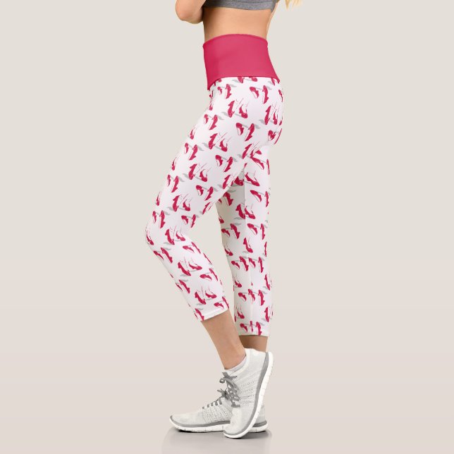 The Wizard Of Oz™ | Ruby Slippers™ Pattern Capri Leggings (Left)