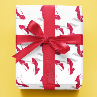 The Wizard Of Oz™ | Ruby Slippers™ Pattern Wrapping Paper Sheet