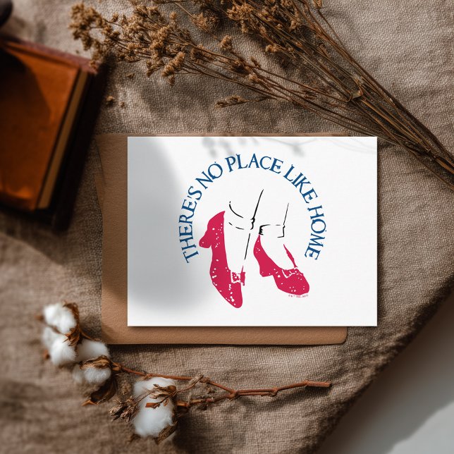 The Wizard Of Oz™ | There's No Place Like Home™ Postcard (Postcard simulated on table)