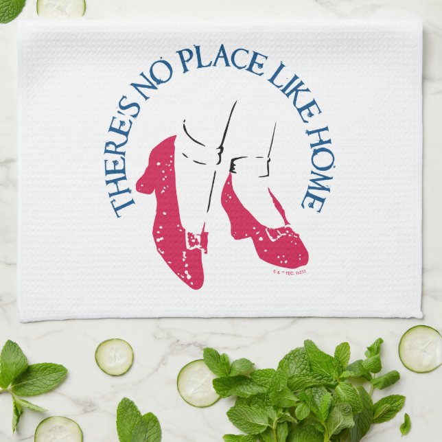 The Wizard Of Oz™ | There's No Place Like Home™ Tea Towel (Folded)